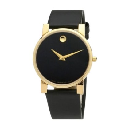 Movado MW-0604228 Calfskin Leather Strap Men Watch